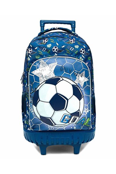 R&B Blue Boys Trolley Bag