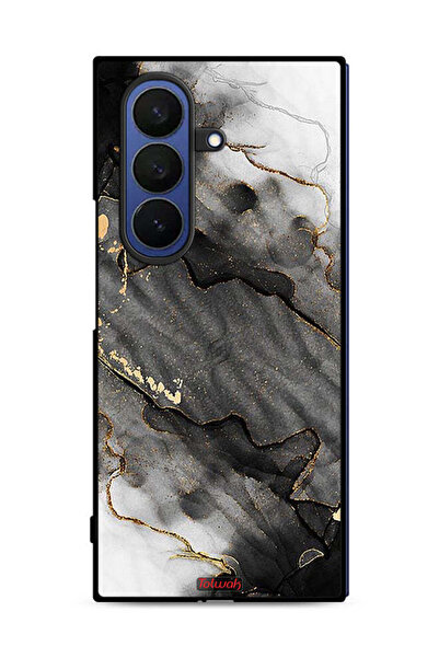 Tolwak غطاء حماية لهاتف سامسونج جالاكسي زد فولد 7 - رخامي لامع