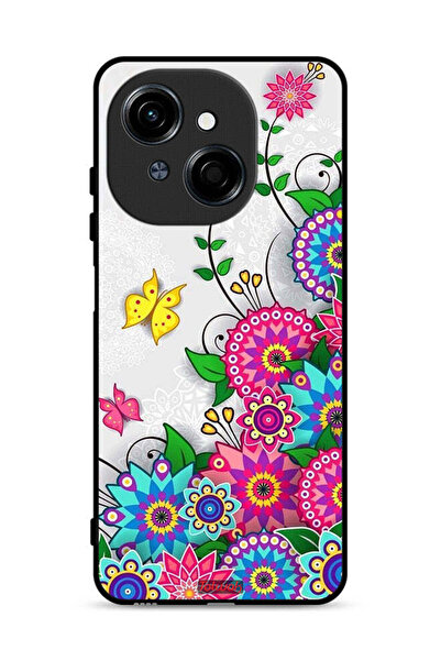 Tolwak غطاء حماية لهاتف تكنو سبارك جو 1 4G بنقشة زهور ماندالا