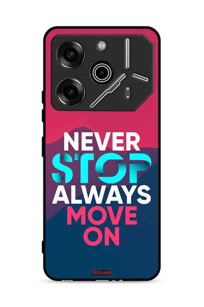 Tolwak غطاء حماية لهاتف تكنو بوفا 6 برو 5G، لا تتوقف أبدًا، تحرك دائمًا