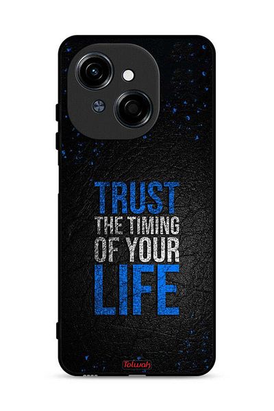 Tolwak Tecno Spark Go 1S 4G Protective Case Cover Trust The Timing Of Your Life