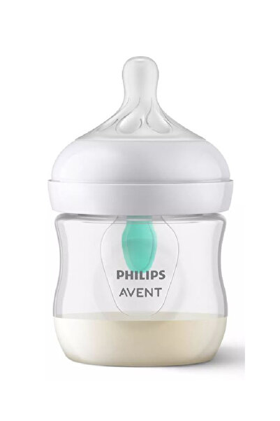 Philips Avent زجاجة رضاعة طبيعية ١٢٥ مل، مضادة للمغص، خالية من مادة BPA، لحدي...