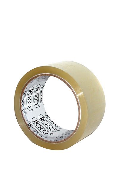 Roco Plastic Tape 48mm x 50 Yard Clear for Sealing and Packaging