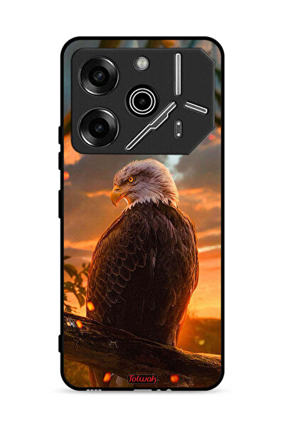 Tolwak غطاء حماية لهاتف تكنو بوفا 6 برو 5G بتصميم النسر