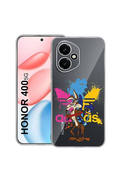 bestcase Carcasă transparentă din silicon pentru Honor 400, Road Runner Bip Bip, 2036423 T 1837