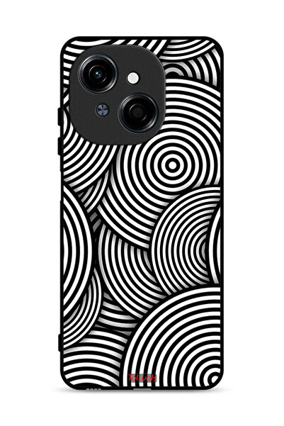 Tolwak غطاء حماية لهاتف تكنو سبارك جو 1 4G بنقشة دوائر وهمية