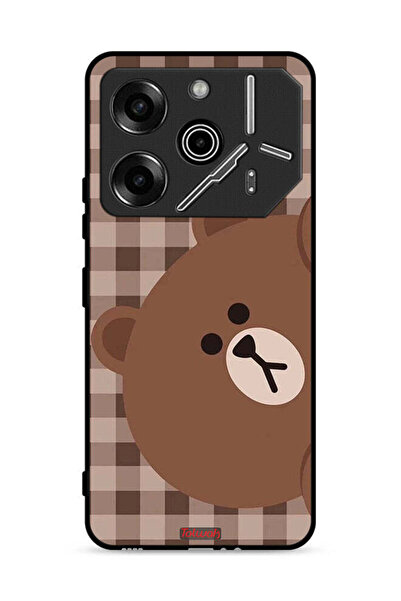 Tolwak غطاء حماية لهاتف تكنو بوفا 6 برو 5G بتصميم دب تيدي