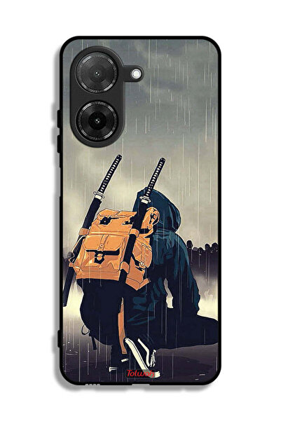 Tolwak غطاء حماية Xiaomi Redmi A5 4G بطبعة سيف ساموراي رقمية