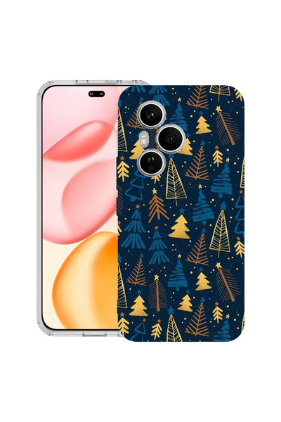 bestcase Carcasă transparentă din silicon pentru Honor 400 Pro, model de Crăc...