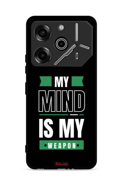 Tolwak غطاء حماية لهاتف تكنو بوفا 6 برو 5G، عقلي هو عقلي