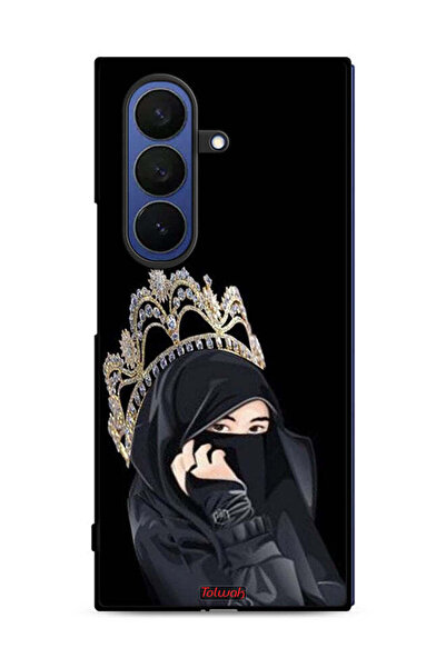 Tolwak غطاء حماية لهاتف Samsung Galaxy Z Fold7 Queen Girl