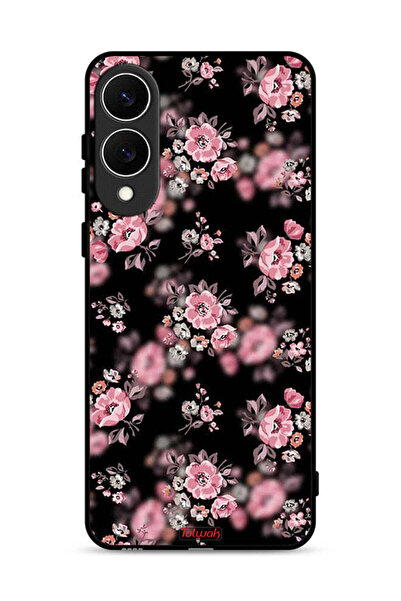 Tolwak غطاء حماية لهاتف سامسونج جالاكسي S25 إيدج بنقشة زهور بورتريه