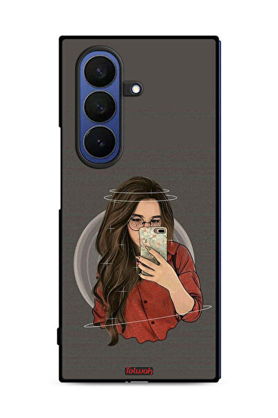 Tolwak غطاء حماية لهاتف Samsung Galaxy Z Fold7 لالتقاط صور سيلفي