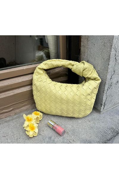 Uçan Fil Lemon Yellow Lined Lady Hijab Suit (with Belt Gift)