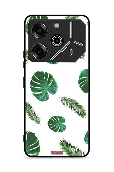 Tolwak غطاء حماية لهاتف تكنو بوفا 6 برو 5G بنقشة ريش فنية