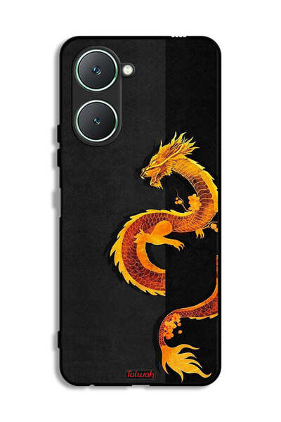Tolwak Vivo Y18i 4G Protective Case Cover Dragon Art