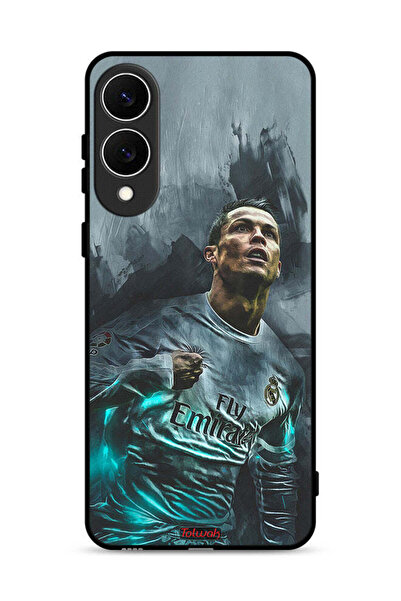 Tolwak غطاء حماية لهاتف سامسونج جالاكسي S25 إيدج برسومات كريستيانو رونالدو