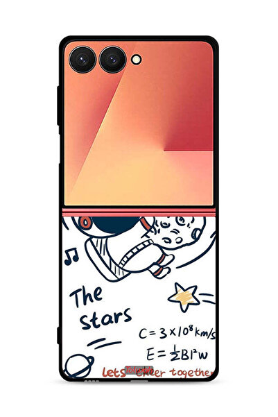 Tolwak غطاء حماية لهاتف Samsung Galaxy Z Flip7، ناسا ذا ستارز