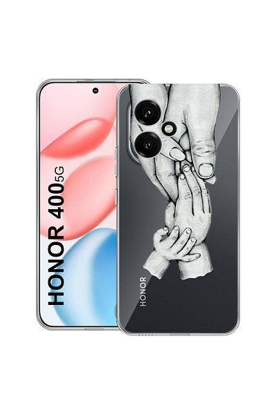 bestcase Carcasă transparentă din silicon pentru Honor 400, Family, 2036423 T 959