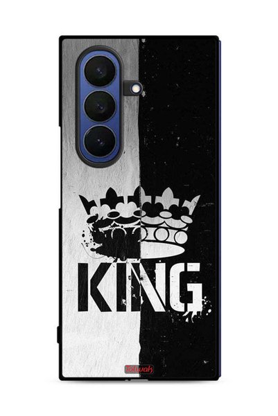 Tolwak غطاء حماية لهاتف Samsung Galaxy Z Fold7 King Vintage