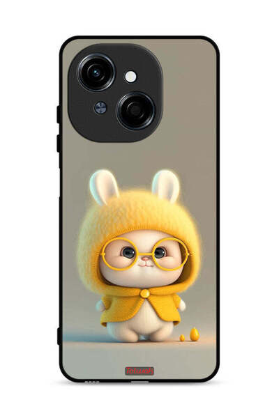Tolwak غطاء حماية لهاتف Tecno Spark Go 1 4G بتصميم أرنب صغير