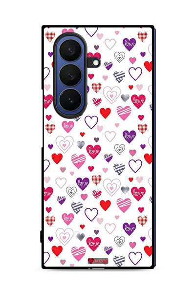 Tolwak غطاء حماية لهاتف سامسونج جالاكسي زد فولد 7 بنقشة قلوب