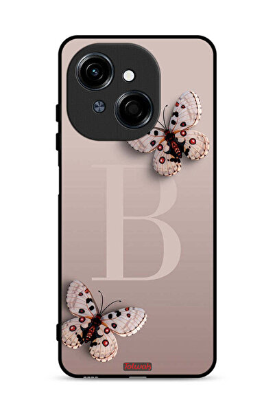 Tolwak غطاء حماية لهاتف تكنو سبارك جو 1 إس 4 جي بنقشة فراشات