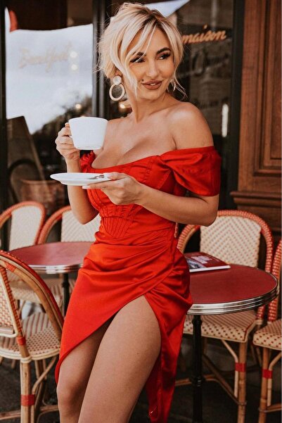 Bikini Mayokini Dünyası Luxury Anetta Dress - Red