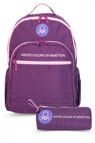 United Colors of Benetton Retro Girl's Backpack Set