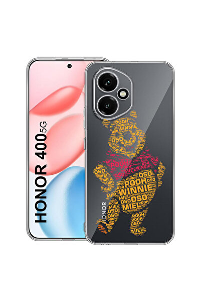 bestcase Clear Silicon Case For Honor 400, Calligraphy Pooh, 2036423 T 1541