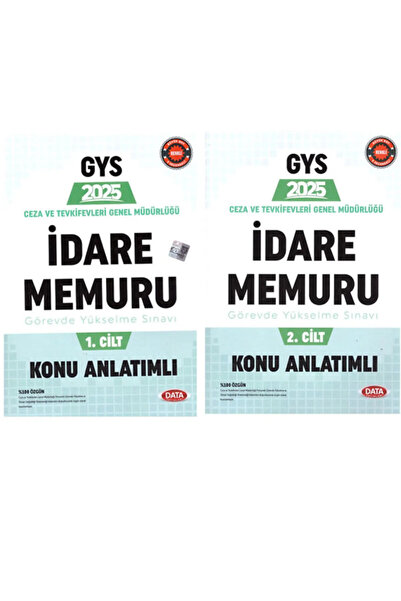 Data Yayınları GYS CTE İdare Memuru Ceza ve Tevkifevleri Görevde Yükselme Sın...
