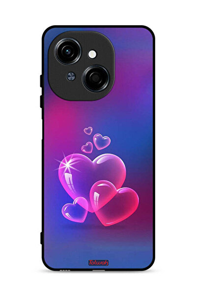 Tolwak غطاء حماية لهاتف تكنو سبارك جو 1 4G بنقشة قلوب الماء