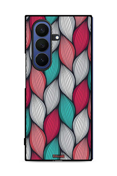 Tolwak غطاء حماية لهاتف Samsung Galaxy Z Fold7 بنقشة ريشة