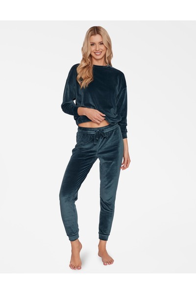 ESOTIQ Set pijamale pentru femei, pijama cu mânecă lungă, tricou și pantaloni...