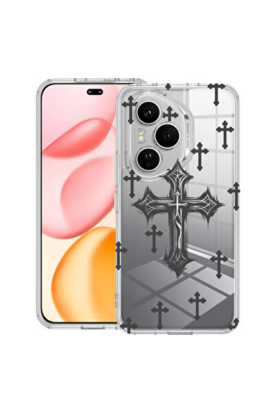 bestcase Carcasă transparentă din silicon pentru Honor 400 Pro, Cross, 203642...