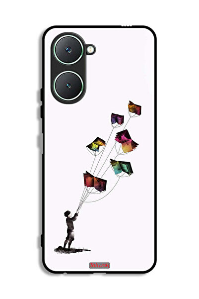 Tolwak غطاء حماية لهاتف Vivo Y18i 4G بتصميم طائرات ورقية