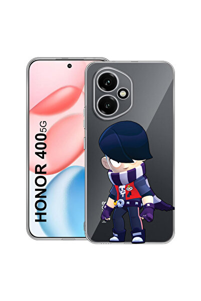 bestcase Carcasă transparentă din silicon pentru Honor 400, Brawl Stars Edgar...