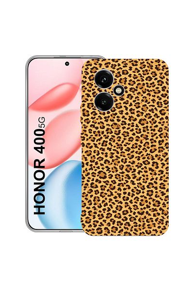 bestcase Carcasă transparentă din silicon pentru Honor 400, model leopard, 2036423 T 1445