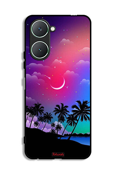 Tolwak Vivo Y18i 4G Protective Case Cover Moon In Night Art