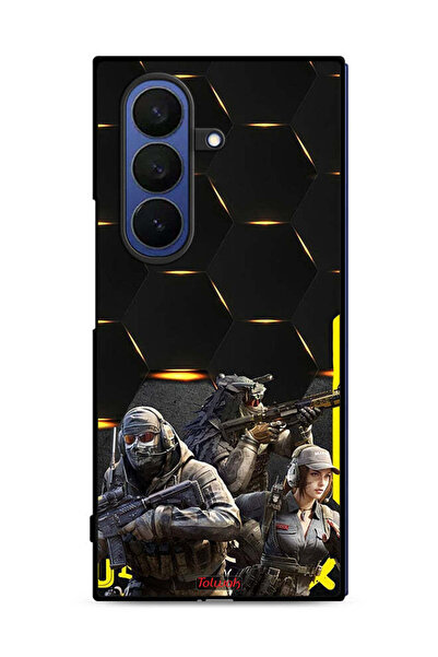 Tolwak غطاء حماية لهاتف Samsung Galaxy Z Fold7 بخلفية Cyberpunk