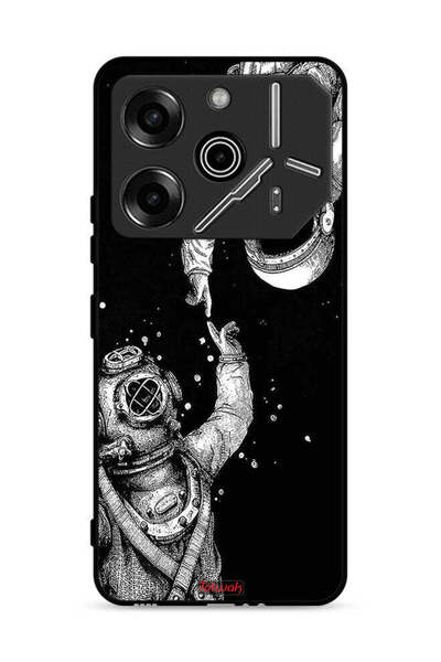 Tolwak غطاء حماية لهاتف تكنو بوفا 6 برو 5G بطبعة رواد فضاء