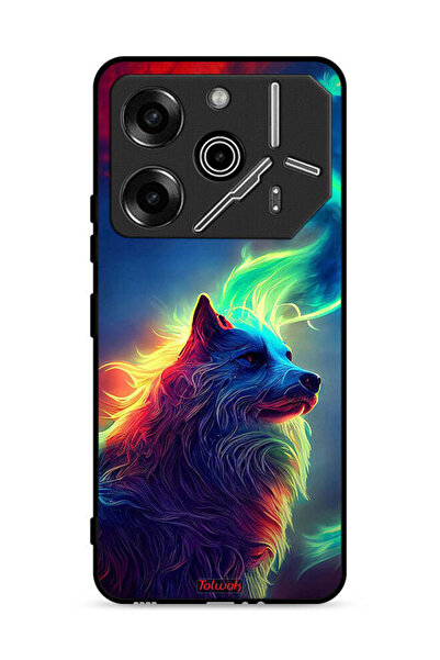 Tolwak غطاء حماية لهاتف تكنو بوفا 6 برو 5G، لون الذئب