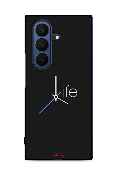 Tolwak غطاء حماية لهاتف Samsung Galaxy Z Fold7 Life Clock