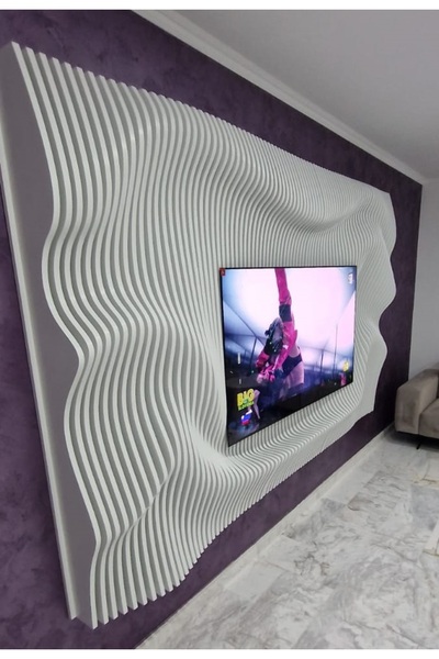 vila home design 3D Parametric Wall Riflat – Innovation in Modern Interior Design
