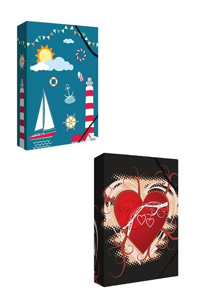 Noki Box Folder Patterned Elastic 3201 (1 Piece)