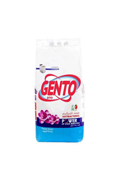 Gento مسحوق غسيل أزرق برائحة الورد، شبه أوتوماتيك، 7 كجم