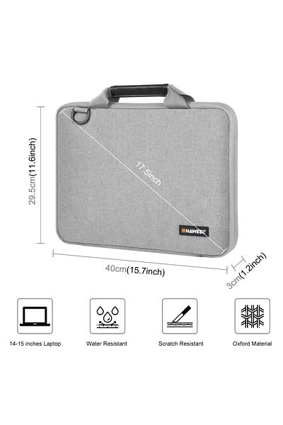 Haweel Laptop bag 15-16 inch, gray, eR D L