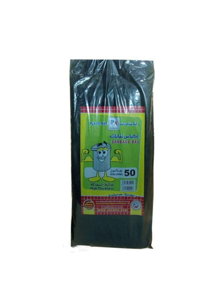 Plasti أكياس القمامة الصافية، 50 جالونًا