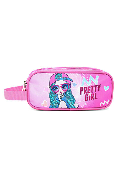 R&B Fuchsia Girls Pencil Pouch