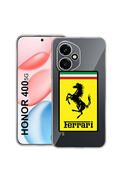 bestcase Carcasă transparentă din silicon pentru Honor 400, Ferrari, 2036423 ...